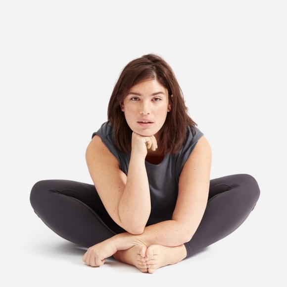 Everlane Perform Gray High Rise Ankle Leggings Sustainable Active Leggings - Picture 2 of 12